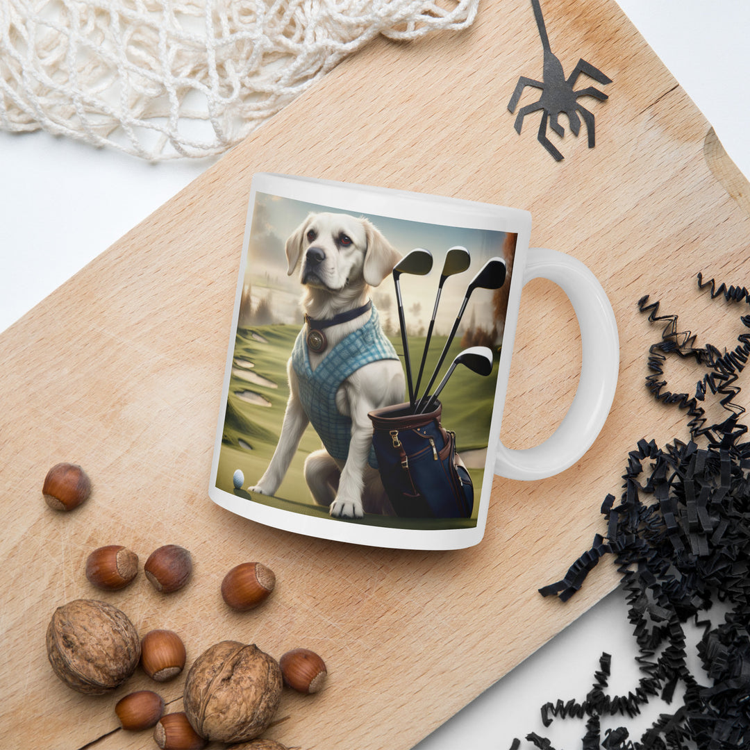 Springador Golfer- White glossy mug v5