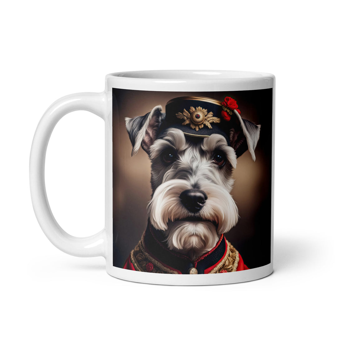Miniature Schnauzer- White glossy mug v3