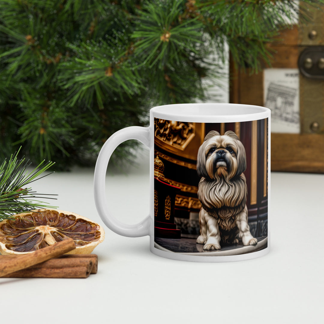 Shih Tzu- White glossy mug v2