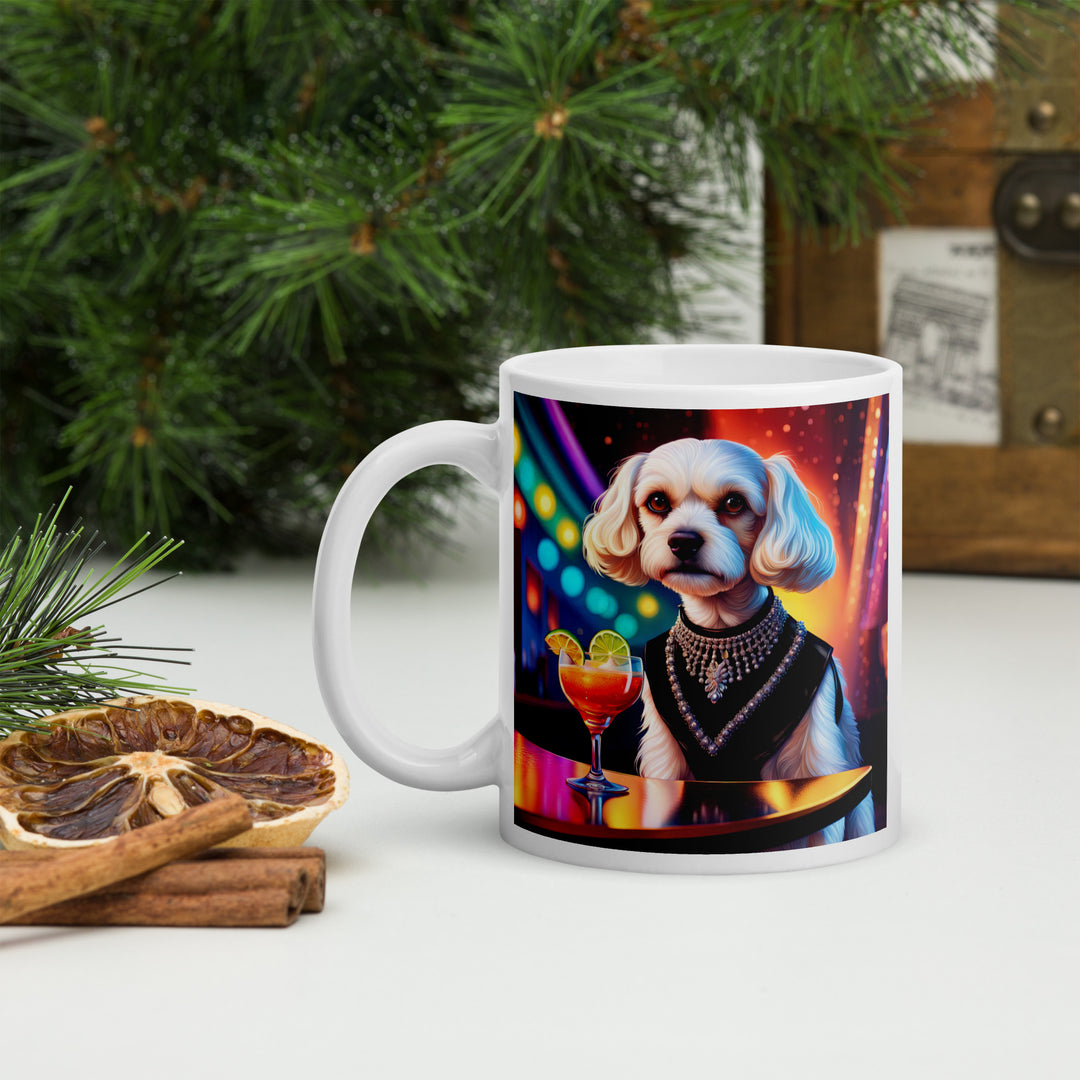 Cavachon- White glossy mug v6