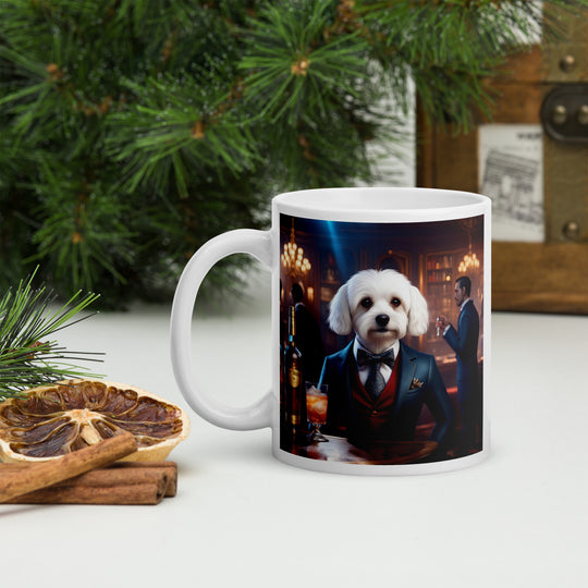 Cavachon- White glossy mug v11