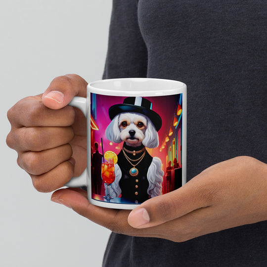 Cavachon- White glossy mug v12