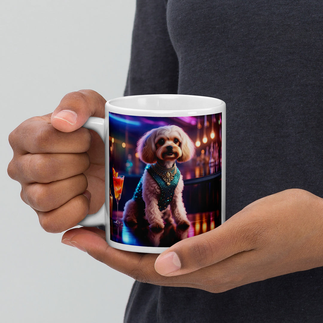 Cavapoo General- White glossy mug v2