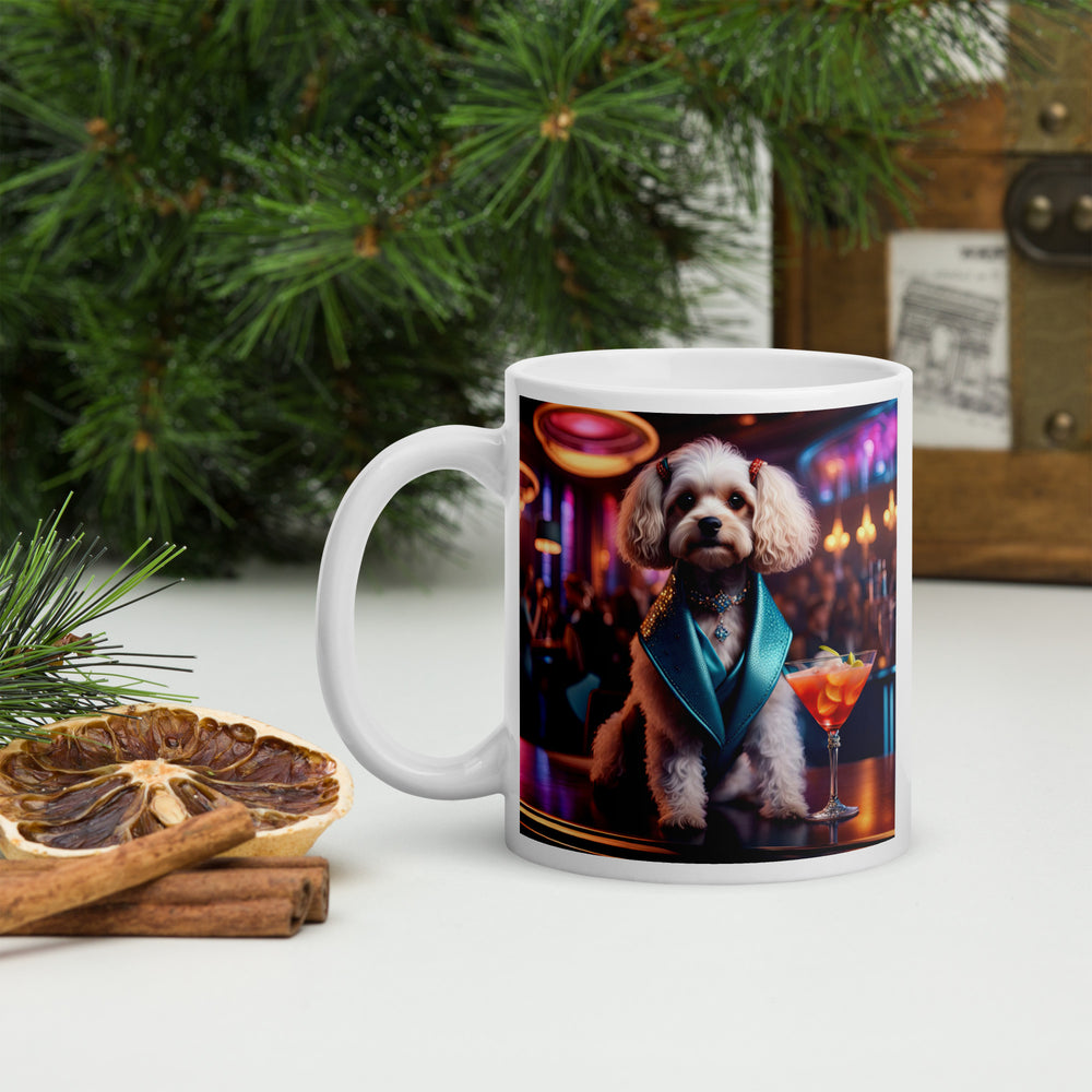 Cavapoo General- White glossy mug v3