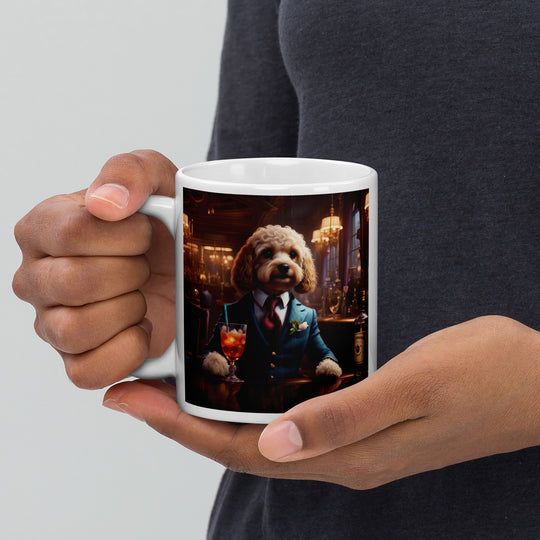 Cavapoo General- White glossy mug v4