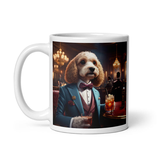 Cavapoo General- White glossy mug v10