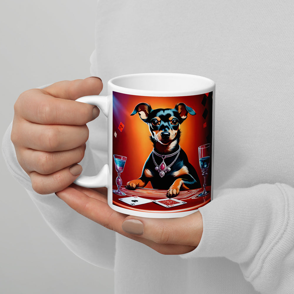 Chiweenie General- White glossy mug v4