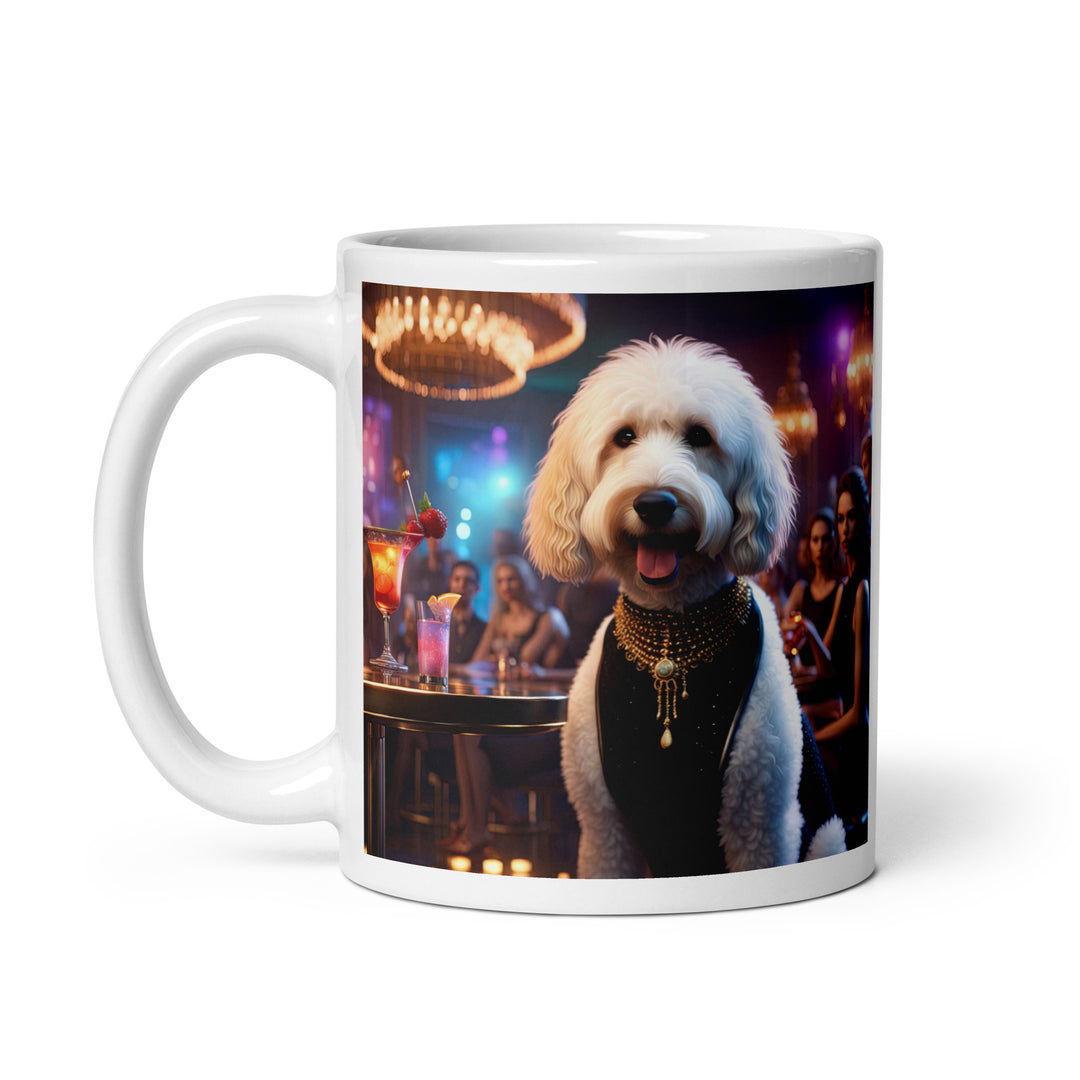 Goldendoodle- White glossy mug v2