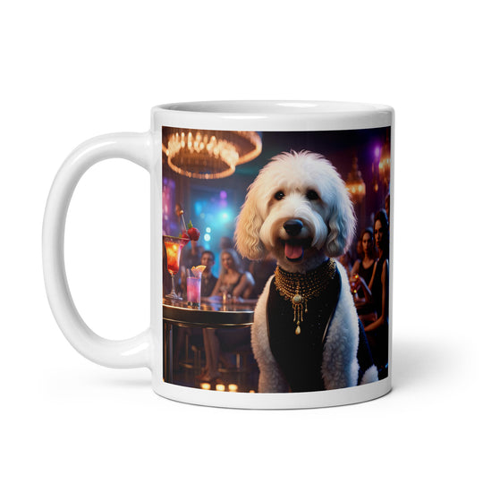 Goldendoodle- White glossy mug v2