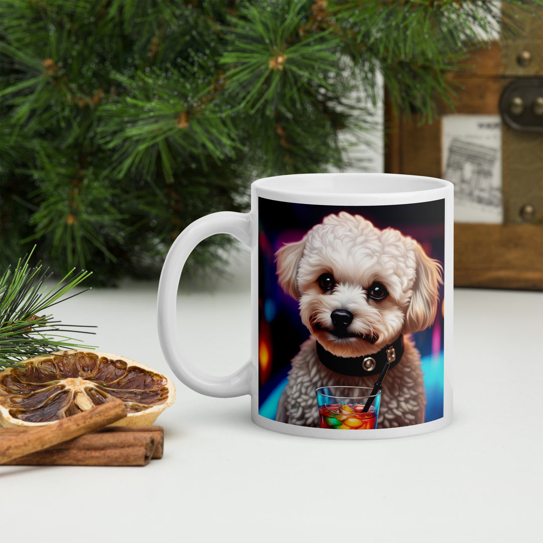 Maltipoo General- White glossy mug v2