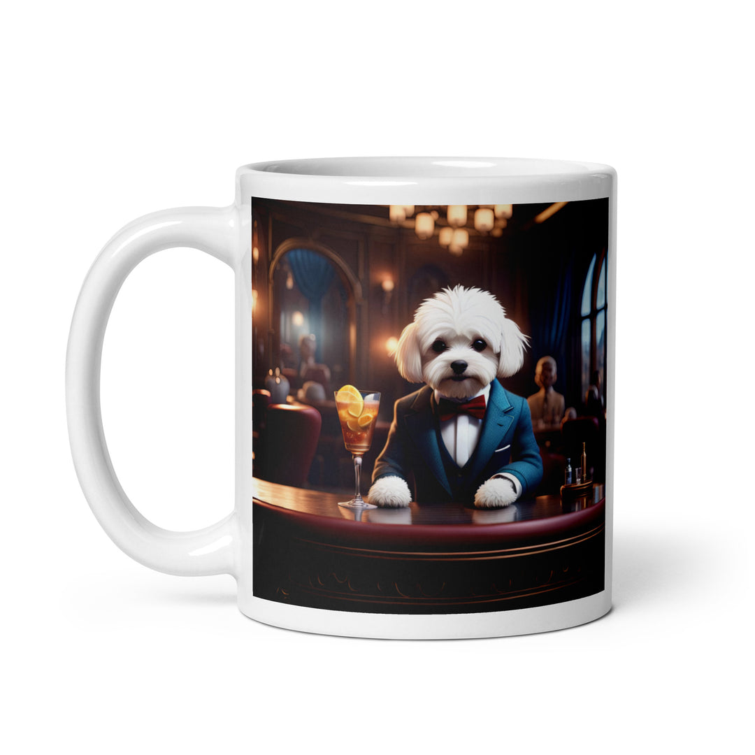 Maltipoo General- White glossy mug v3