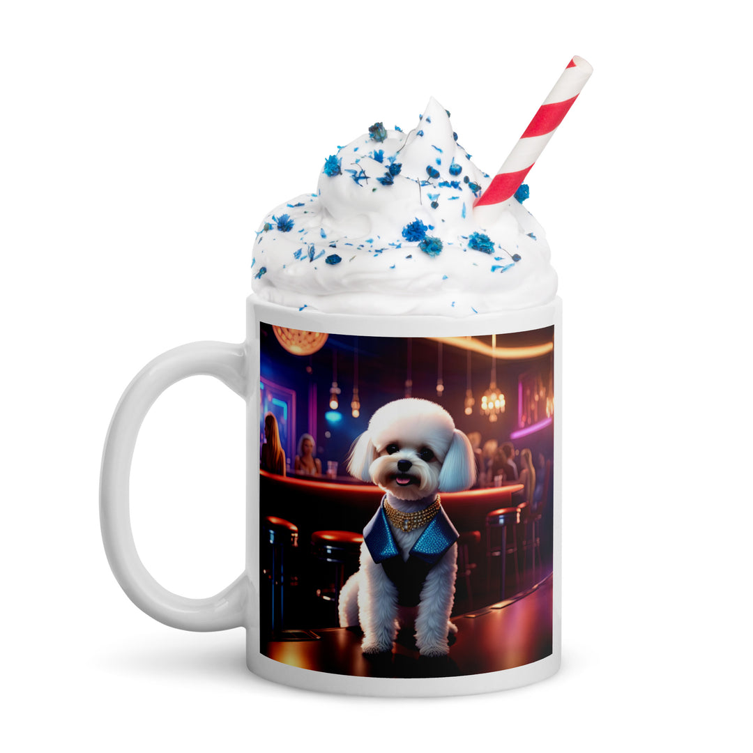 Maltipoo General- White glossy mug v7