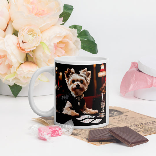 Morkie General- White glossy mug v4