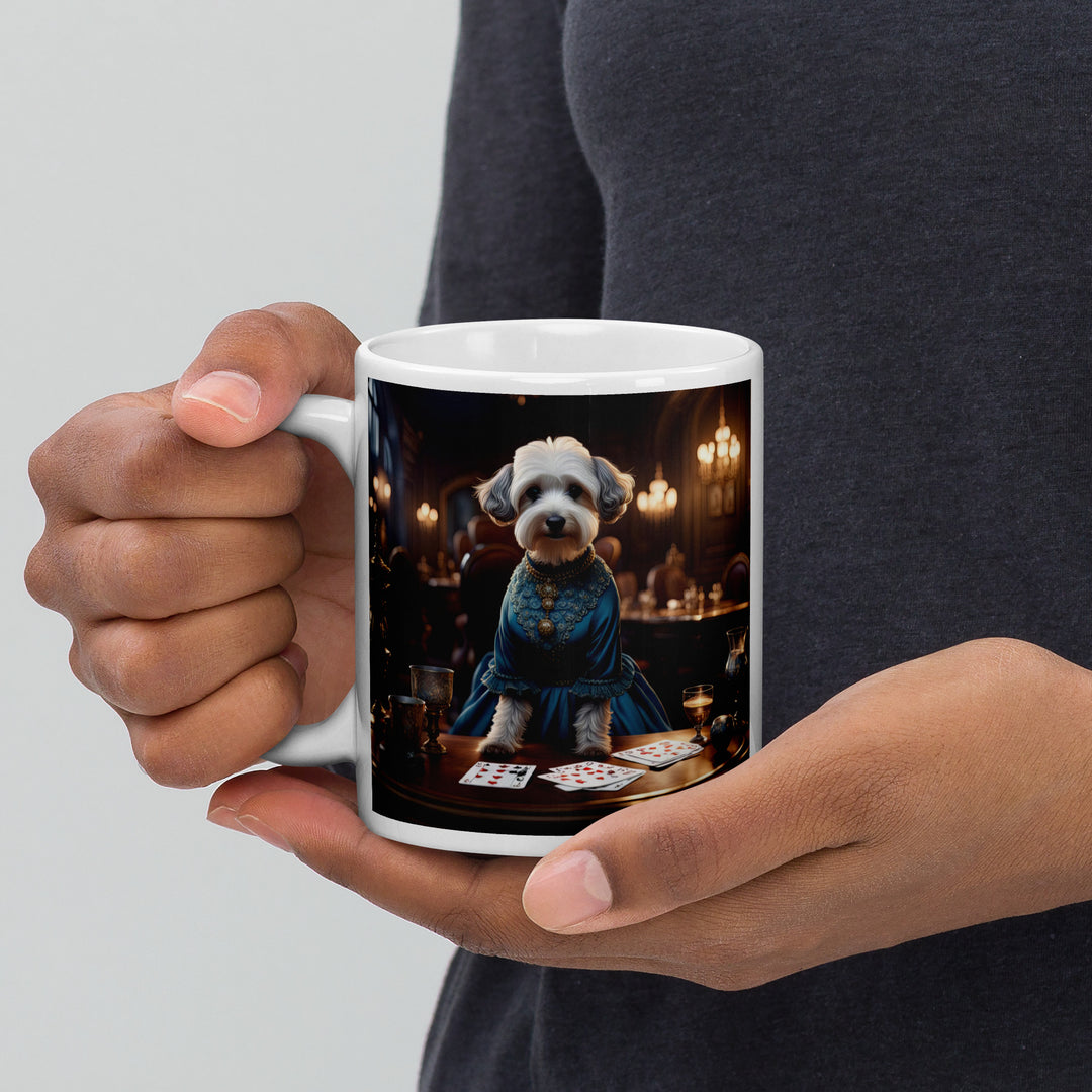 Schnoodle- White glossy mug v4