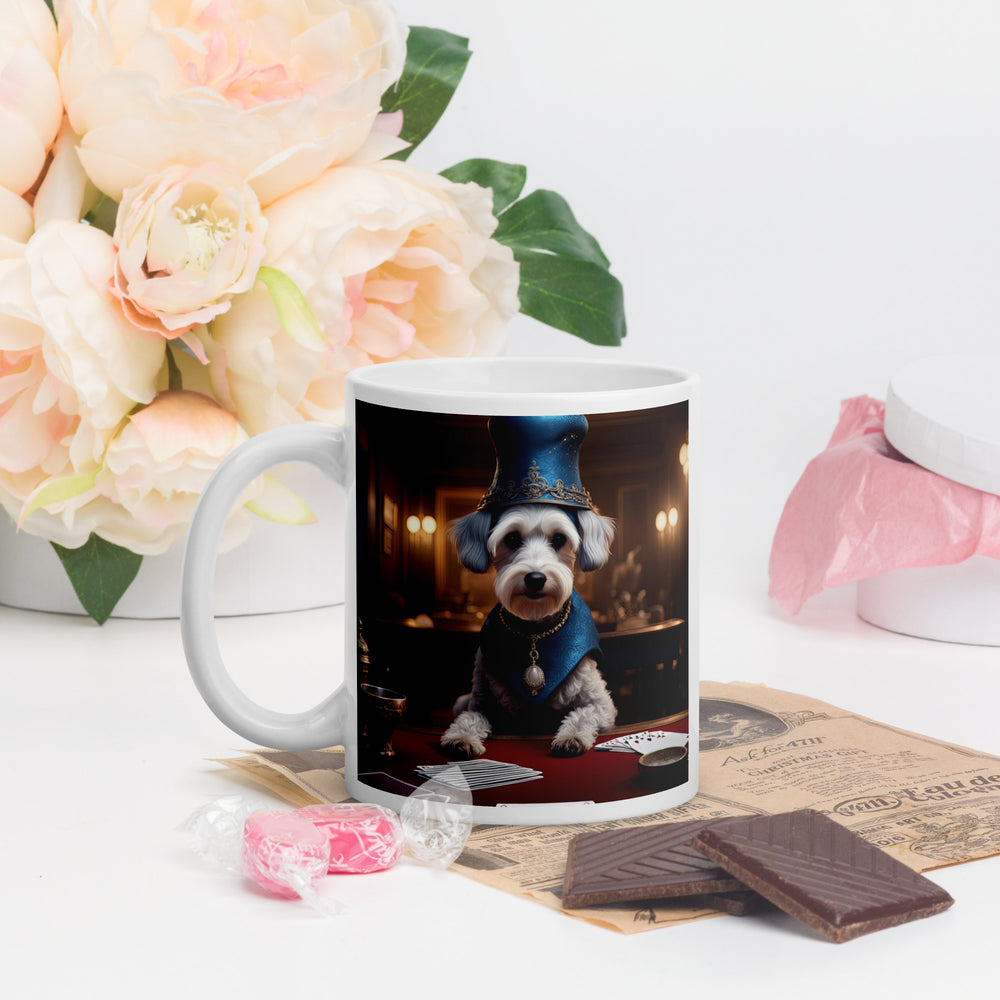 Schnoodle- White glossy mug v3