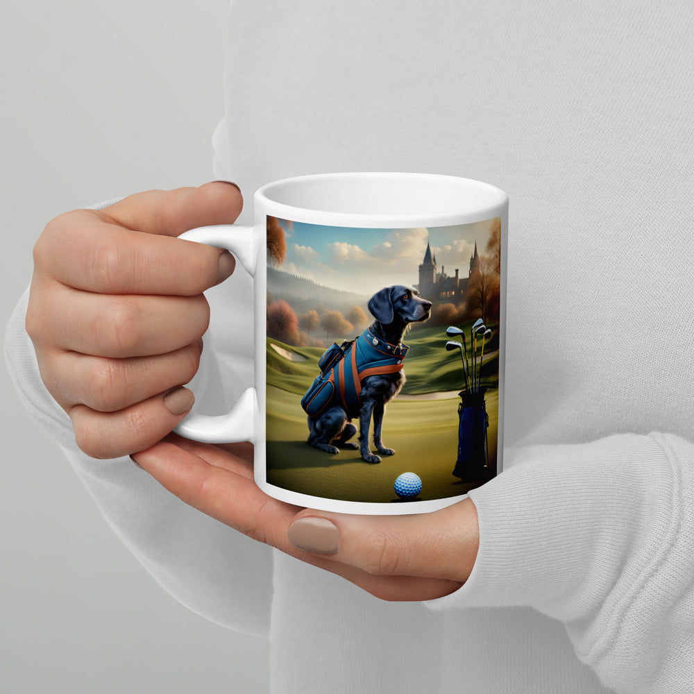 Springador Golfer- White glossy mug v7