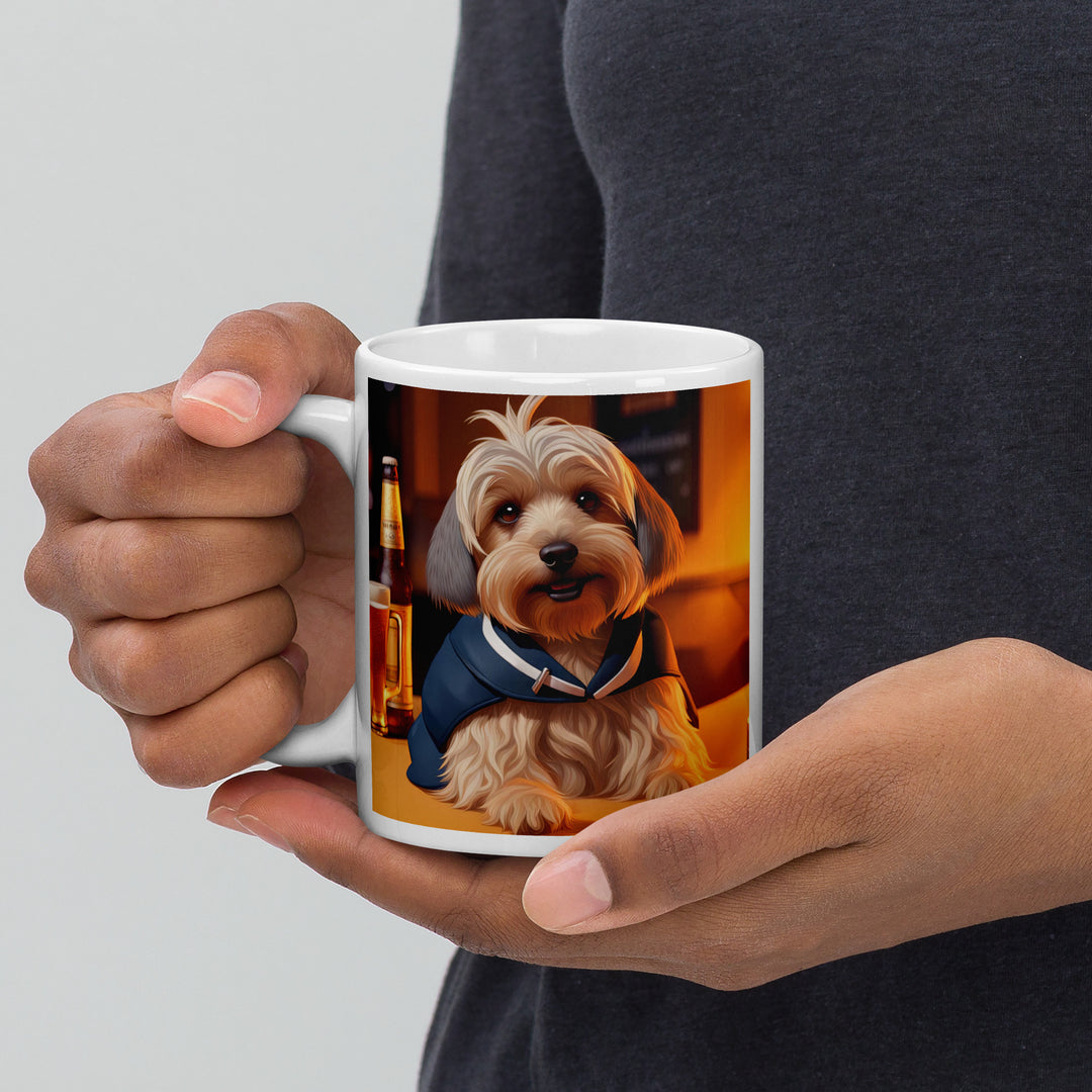 Yorkipoo General- White glossy mug v7
