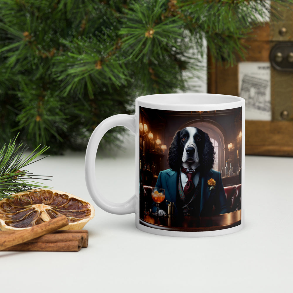 Sprocker Spaniel General- White glossy mug v12