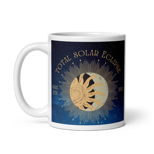 Pembroke Welsch Corgi Eclipse- White glossy mug v2