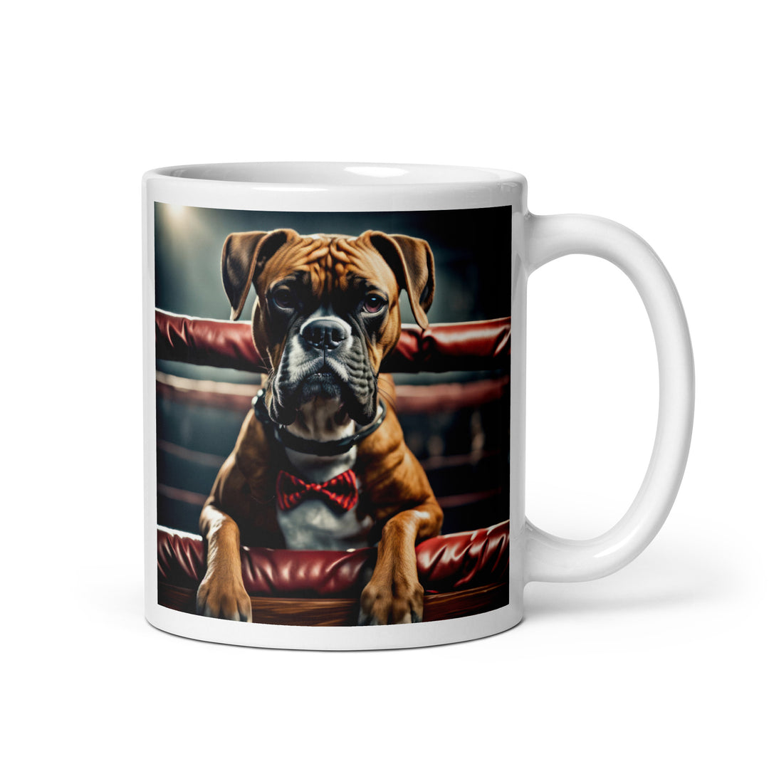 Boxer- White glossy mug v2