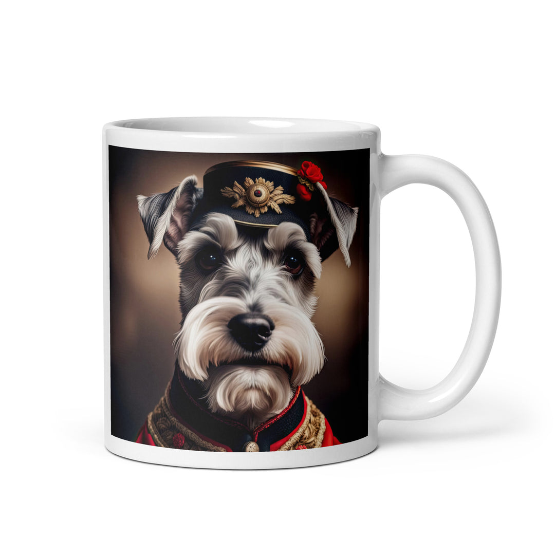 Miniature Schnauzer- White glossy mug v3