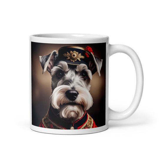Miniature Schnauzer- White glossy mug v3