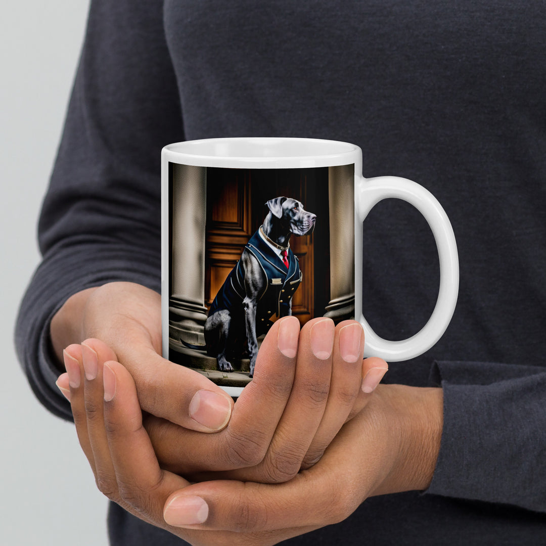 Great Dane- White glossy mug v4