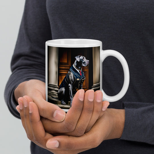 Great Dane- White glossy mug v4