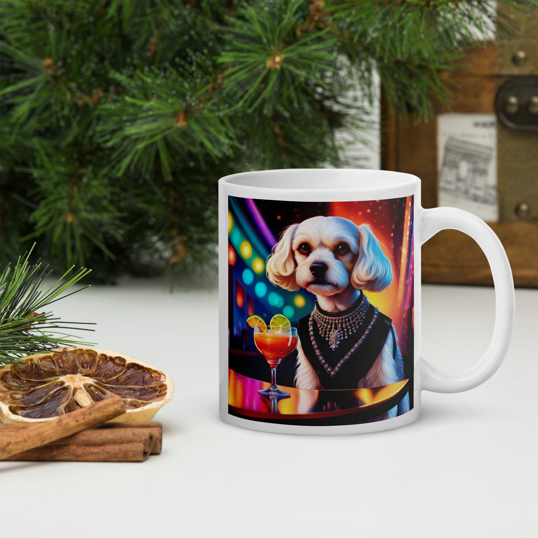 Cavachon- White glossy mug v6