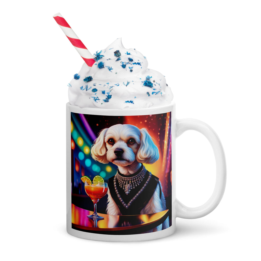 Cavachon- White glossy mug v7