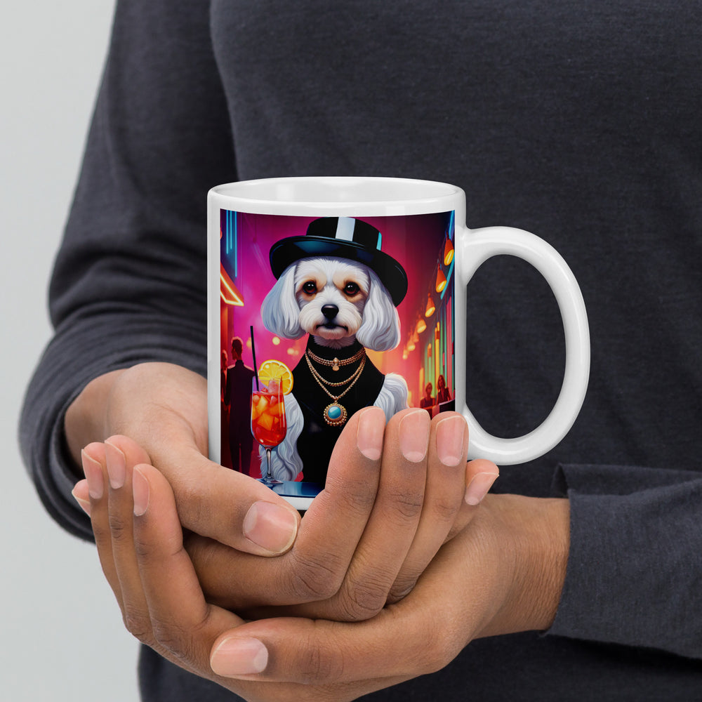 Cavachon- White glossy mug v12