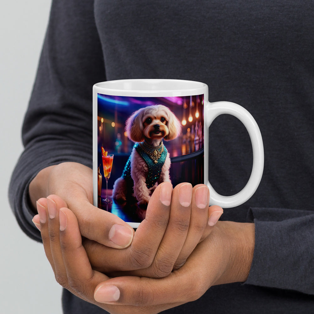 Cavapoo General- White glossy mug v2