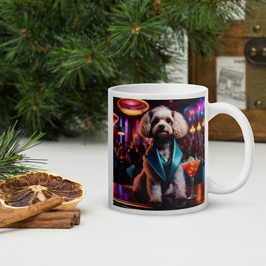 Cavapoo General- White glossy mug v3