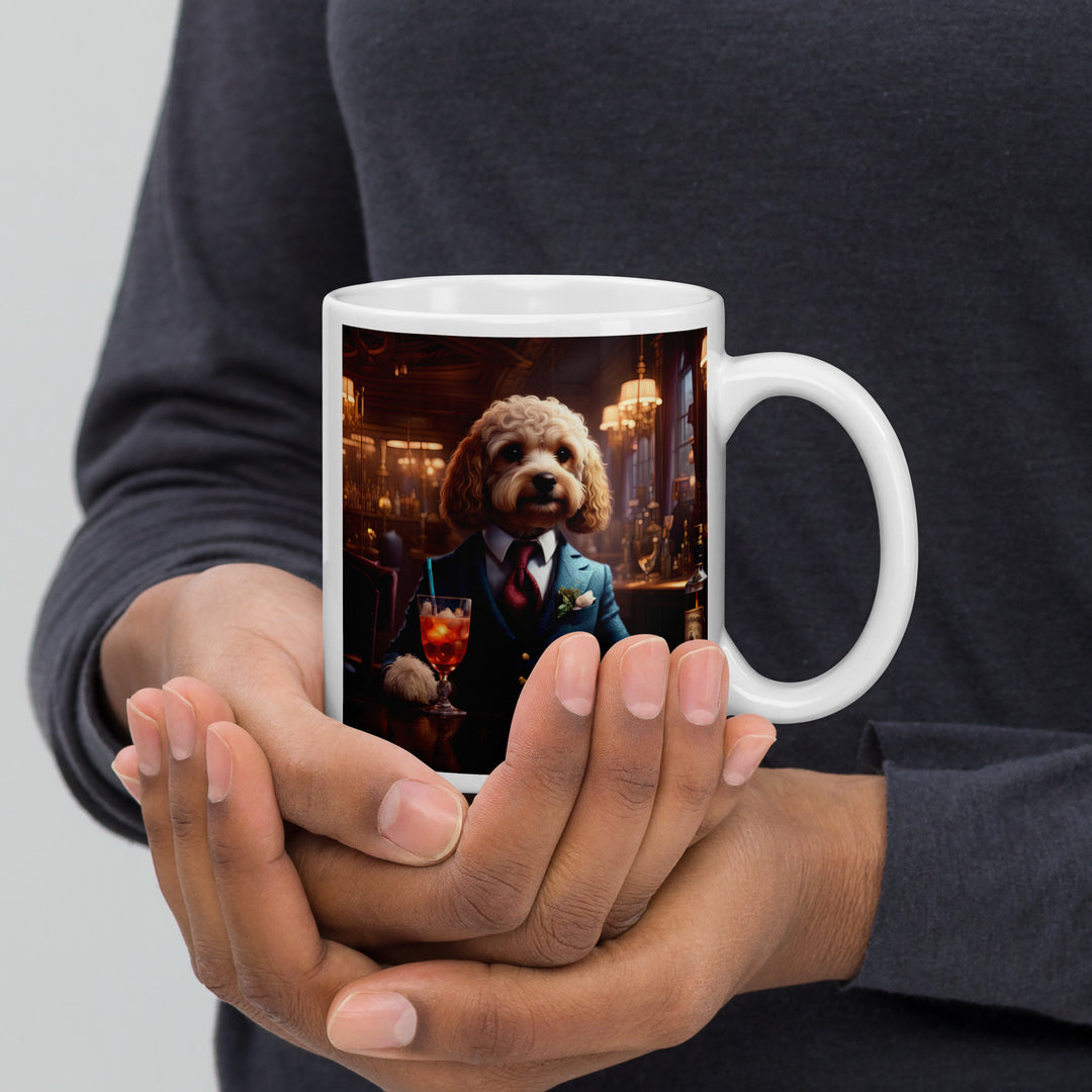 Cavapoo General- White glossy mug v4