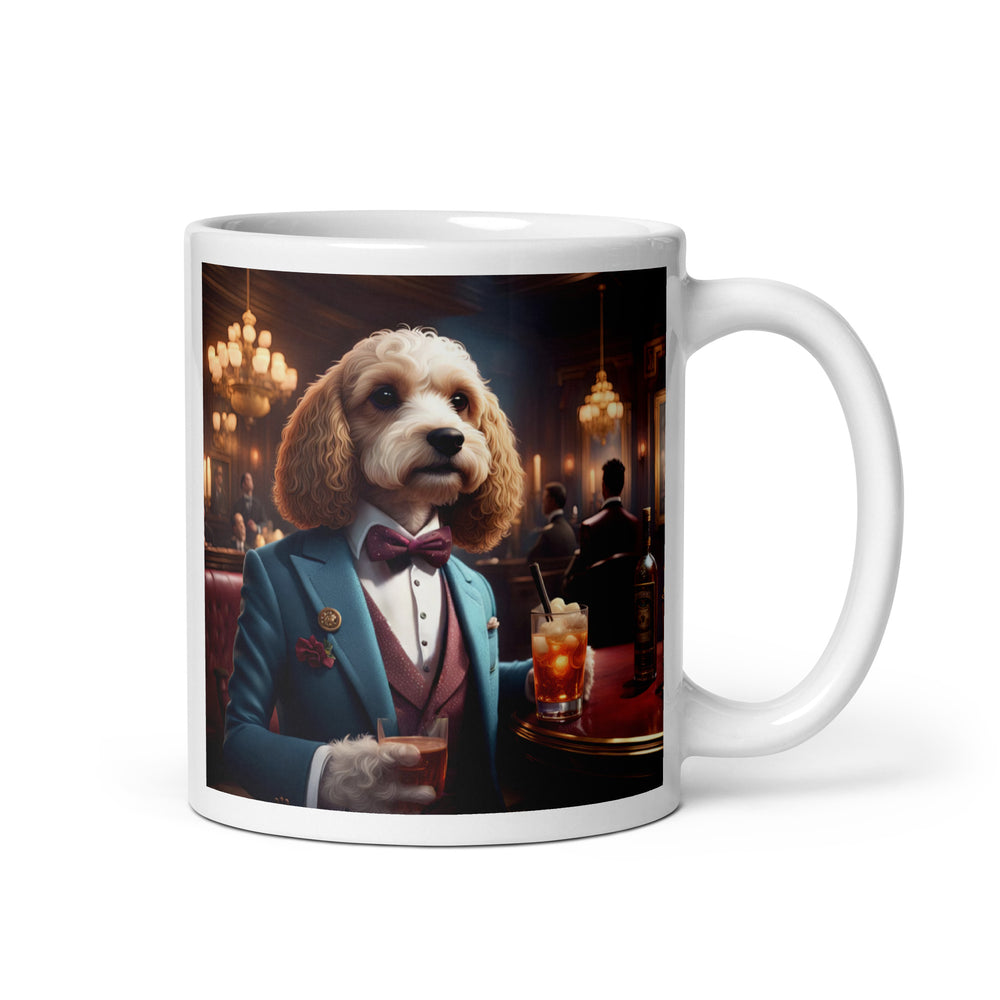 Cavapoo General- White glossy mug v10