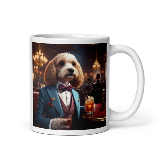 Cavapoo General- White glossy mug v10