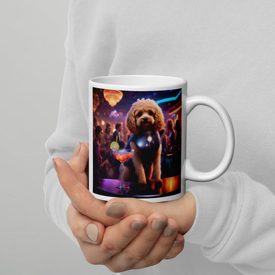 Cavapoo General- White glossy mug v11