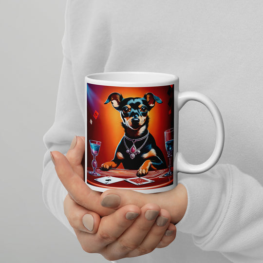 Chiweenie General- White glossy mug v4