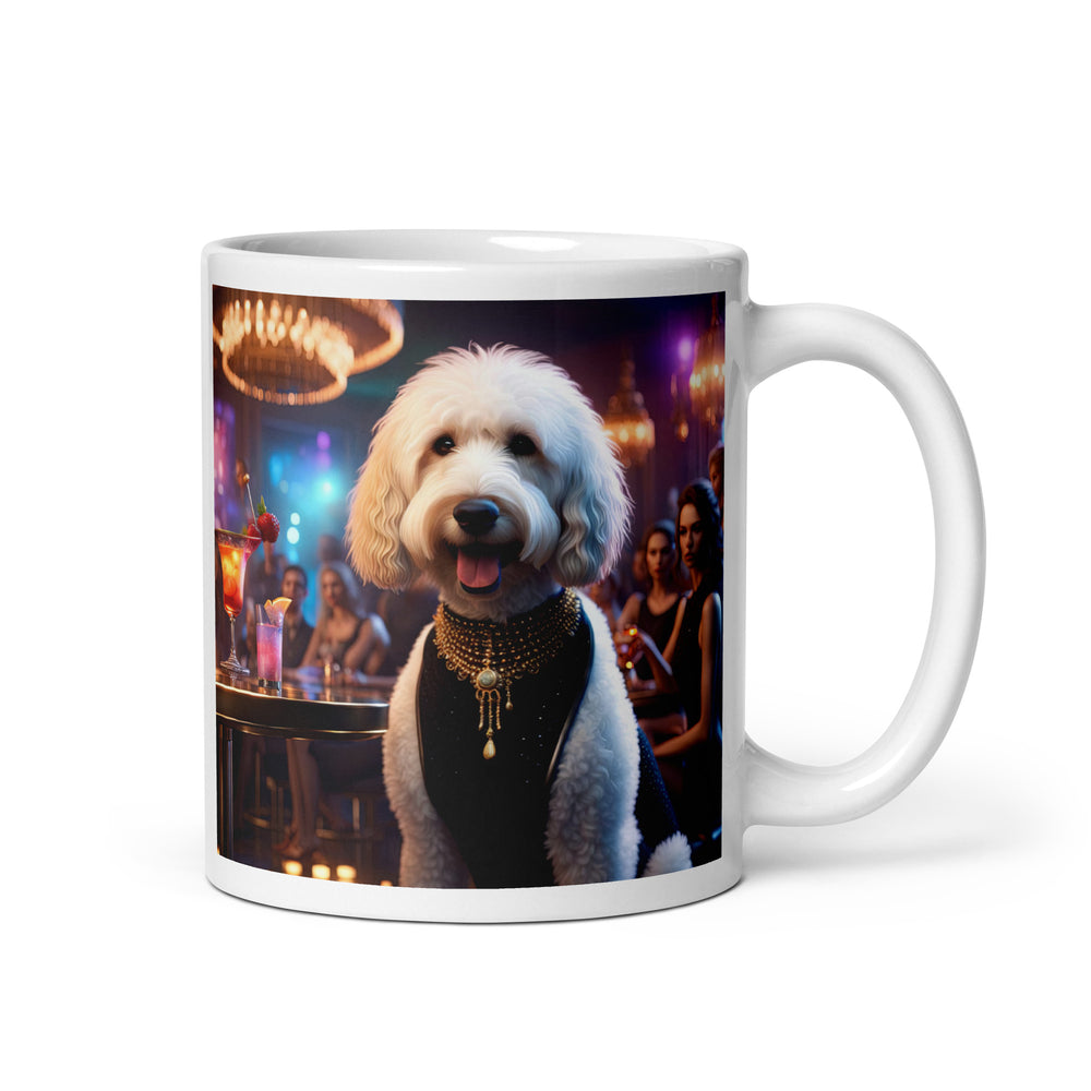 Goldendoodle- White glossy mug v2