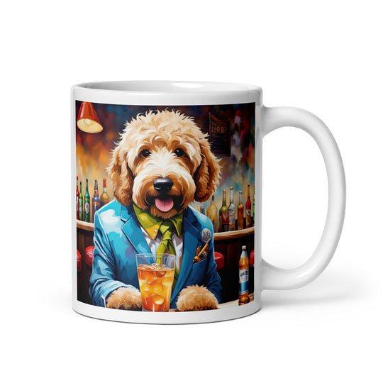 Goldendoodle- White glossy mug v6