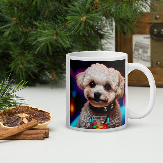 Maltipoo General- White glossy mug v2