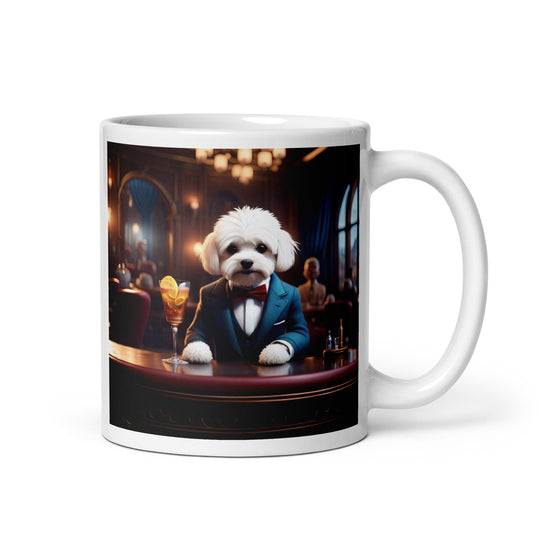 Maltipoo General- White glossy mug v3