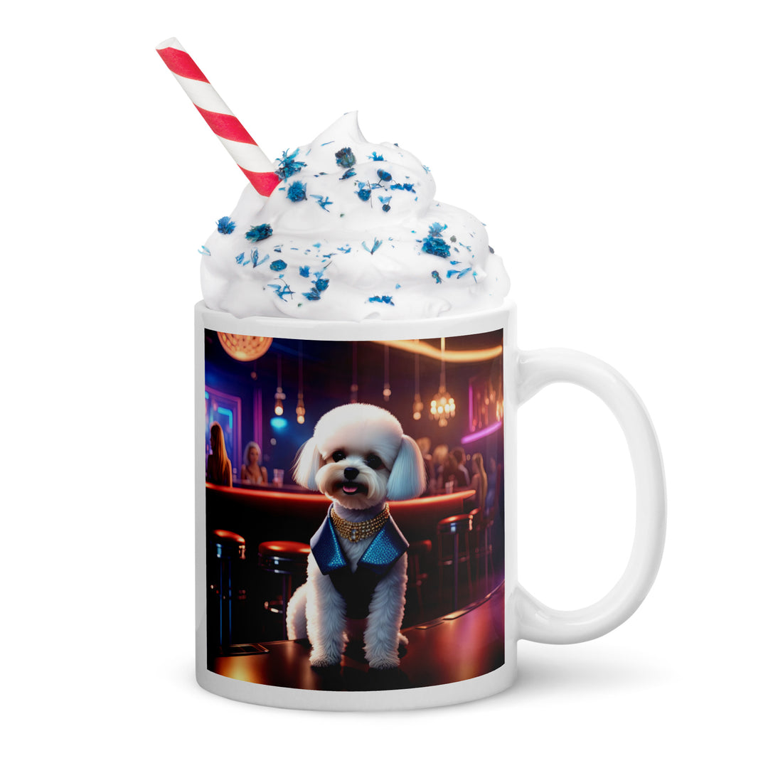 Maltipoo General- White glossy mug v7