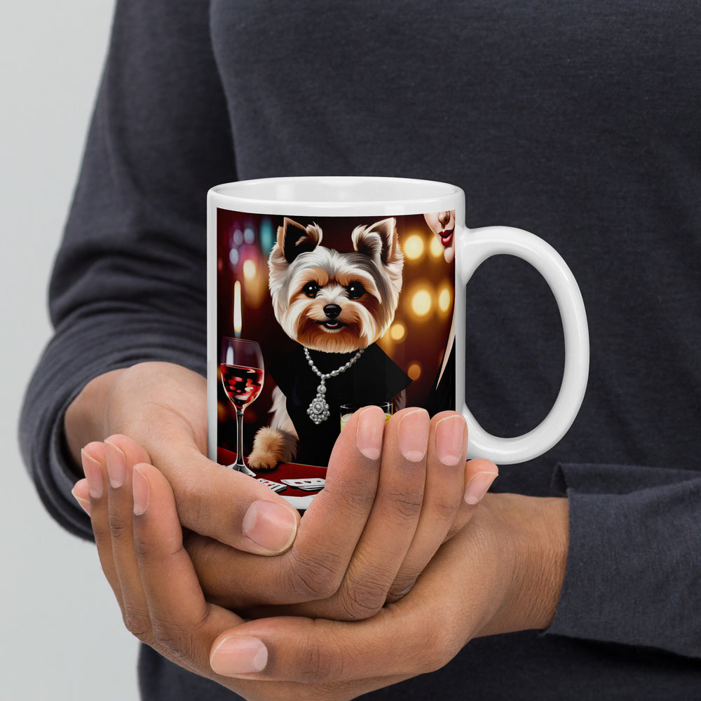 Morkie General- White glossy mug v3