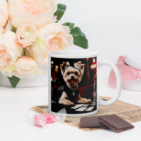 Morkie General- White glossy mug v4