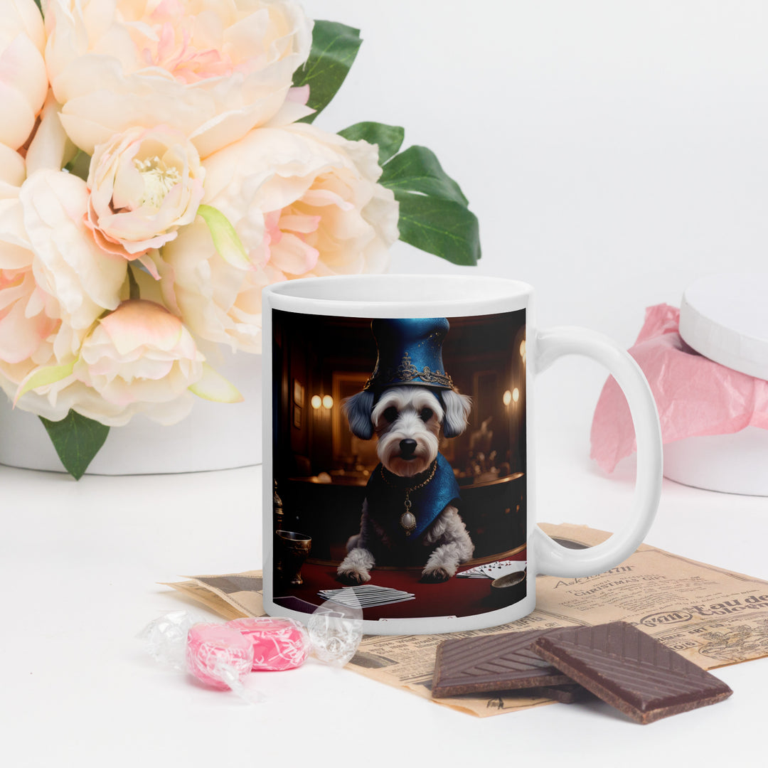 Schnoodle- White glossy mug v3