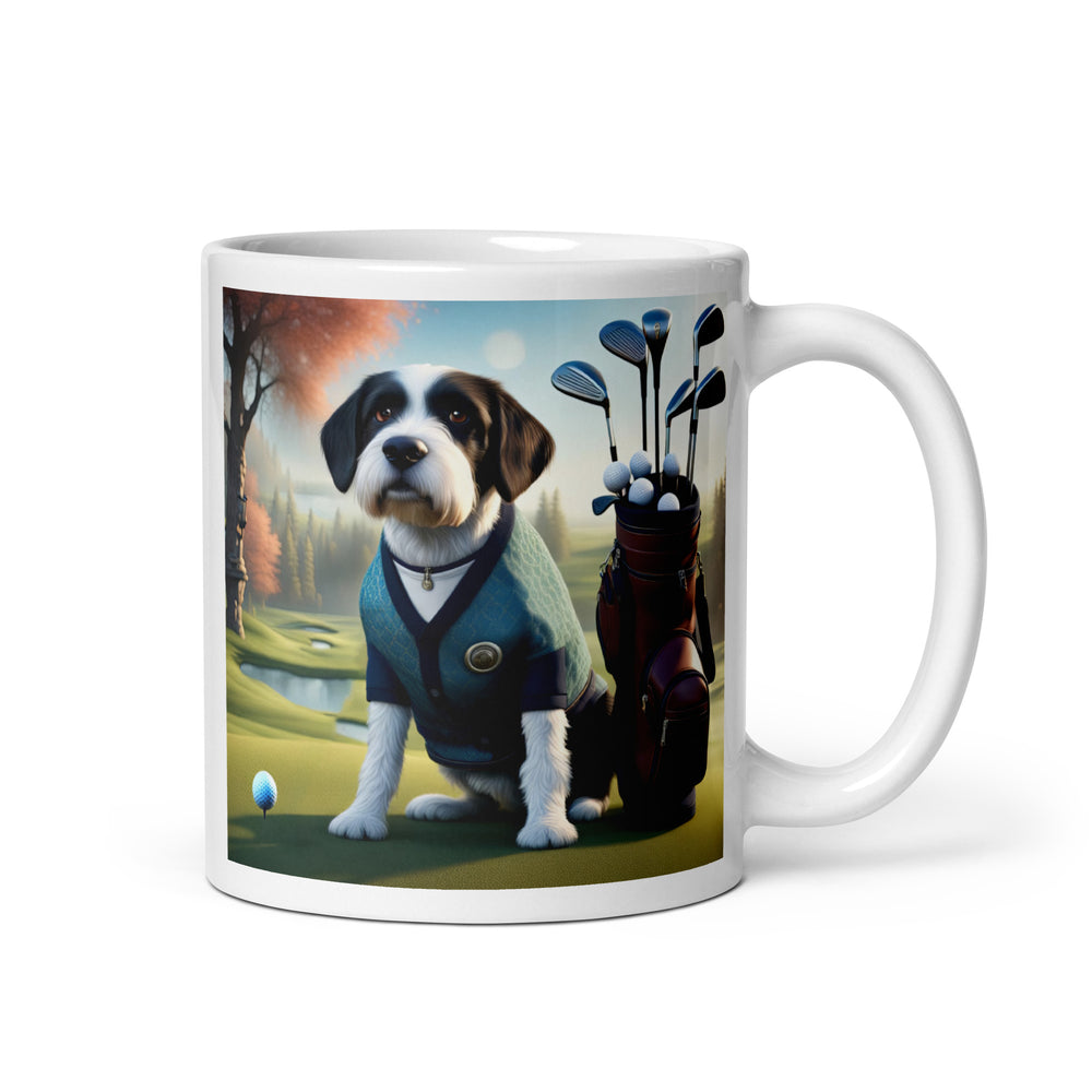 Springador Golfer- White glossy mug v6