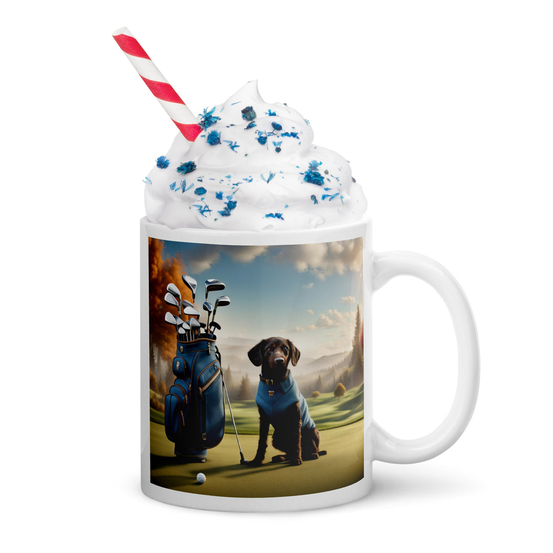 Springador Golfer- White glossy mug v3