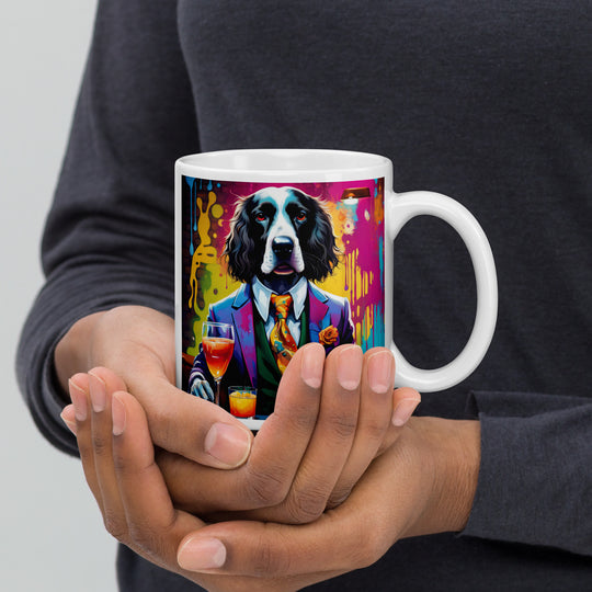 Sprocker Spaniel General- White glossy mug v13