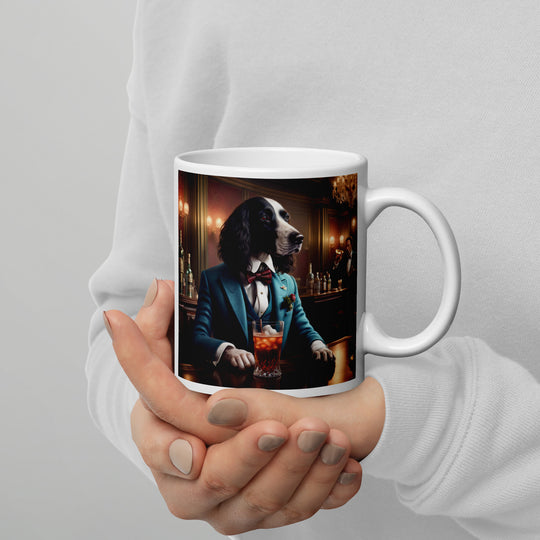 Sprocker Spaniel General- White glossy mug v15